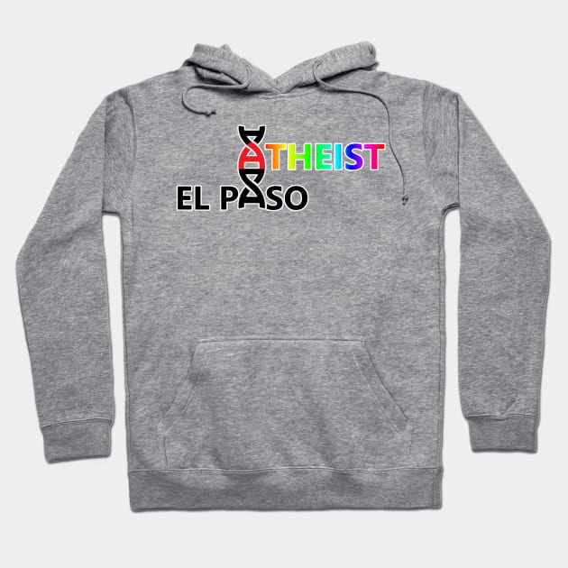 El Paso Atheist LBGTQ+ Logo Hoodie by EPAtheist